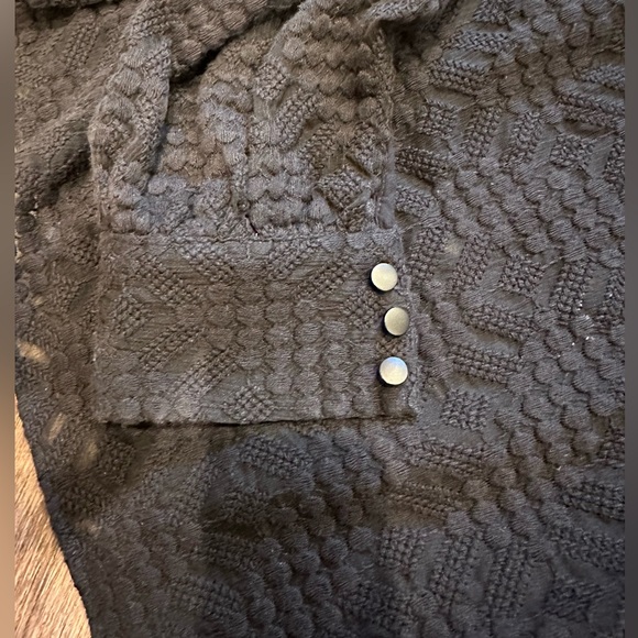 Sezane Black Lace Shona Top - Picture 8 of 11